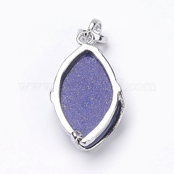 Natural Lapis Lazuli Pendants&nbsp;G-E423-08P