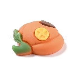 Autumn Theme Pumpkin House Opaque Resin Cabochons&nbsp;X-RESI-F031-08