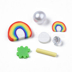 Handmade Polymer Clay Cabochons&nbsp;X-CLAY-N006-86