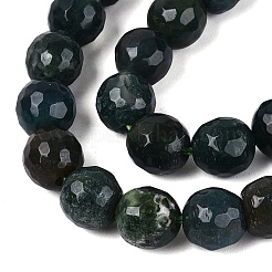 Natural Moss Agate Beads Strands&nbsp;G-Q606-42A-01