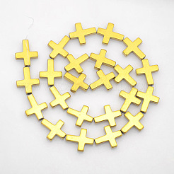 Electroplate Non-magnetic Synthetic Hematite Beads Strands&nbsp;G-J253-01