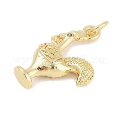 Rack Plating Brass Pendants&nbsp;KK-Q028-11G