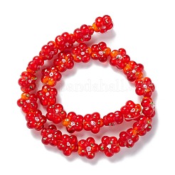 Handmade Lampwork Beads Strands&nbsp;LAMP-D015-08H