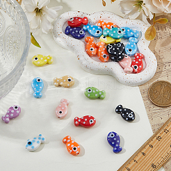 60Pcs 12 Styles Glazed Porcelain Beads&nbsp;PORC-FH0001-14