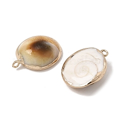 Brass & Natural Shell Pendants&nbsp;SH-CBA27C9-06