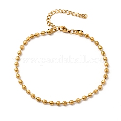 304 Stainless Steel Ball Chain Bracelets for Women&nbsp;X-BJEW-B140-04G