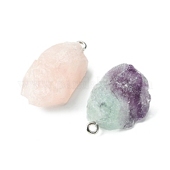 7Pcs 7 Styles Raw Rough Natural Gemstone Pendants&nbsp;G-FS0005-76