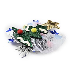Christmas Theme Glitter Felt Fabric Alligator Hair Clip&nbsp;PHAR-U002-01G