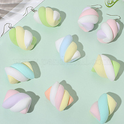 18Pcs 6 Colors Resin Artificial Marshmallow Model&nbsp;DIY-SC0030-90