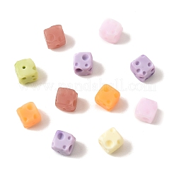 36Pcs 6 Colors Opaque & Transparent Resin Beads&nbsp;RESI-CJ0005-53