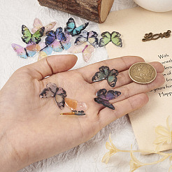 14Pcs 7 Colors Transparent Resin Pendants&nbsp;RESI-TA0001-94
