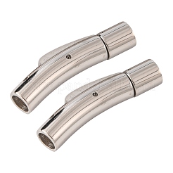 Tarnish Resistant 304 Stainless Steel Bayonet Clasps&nbsp;STAS-G157-02P-6mm