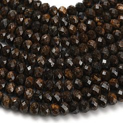 Natural Bronzite Beads Strands&nbsp;G-Z111-A25