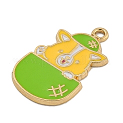 Cartoon Alloy Enamel Pendants&nbsp;ENAM-H045-05G-02
