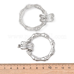 304 Stainless Steel Bamboo Stud Earrings&nbsp;EJEW-K268-80P