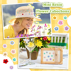 4 Bags Opaque Resin Cabochons&nbsp;RESI-GA0001-23