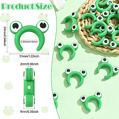 20Pcs Frog Ear Silicone Focal Beads&nbsp;SIL-CJ0002-83B