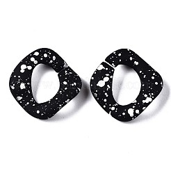 Spray Painted CCB Plastic Linking Rings&nbsp;LS-CCB-Q091-019B
