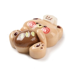 Bear Bread Opaque Resin Decoden Cabochons&nbsp;CRES-Q220-05C