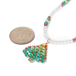 Glass Beaded Necklaces&nbsp;NJEW-JN04296