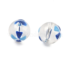 Transparent Glass Enamel Beads&nbsp;GLAA-P078-01A-02