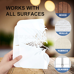 6Pcs 6 Styles PET Hollow Out Drawing Painting Stencils&nbsp;DIY-WH0411-563