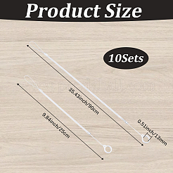 10Pcs TPU Eraser Anti-lost Rope&nbsp;AJEW-CP0010-82A
