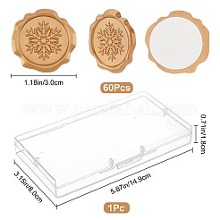 60Pcs Adhesive Wax Seal Stickers&nbsp;DIY-CP0006-30-15
