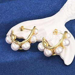 Brass Stud Earrings&nbsp;KK-U058-66G