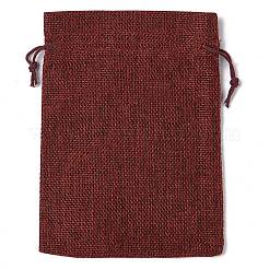 Christmas Theme Jute Cloth Storage Bags&nbsp;LS-ABAG-F010-01B-01