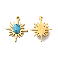 Synthetic Turquoise Pendants&nbsp;STAS-A080-20G