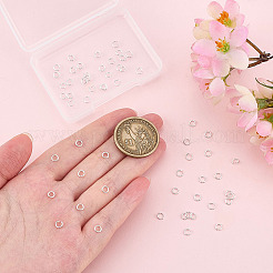 60Pcs 925 Sterling Silver Open Jump Rings&nbsp;STER-ME0001-13