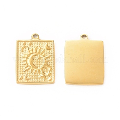 304 Stainless Steel Pendants&nbsp;STAS-A075-10G