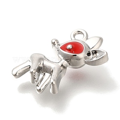 Christmas Theme Alloy Enamel Pendants&nbsp;ENAM-B025-01A-01P