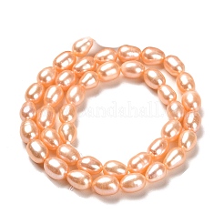 Natural Cultured Freshwater Pearl Beads Strands&nbsp;PEAR-E016-194A