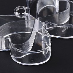 6 Grids Transparent Plastic Box&nbsp;CON-B009-01