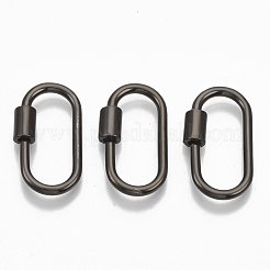 Brass Screw Carabiner Lock Charms&nbsp;KK-T047-07