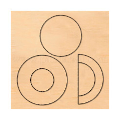 Geometric Wood Cutting Dies&nbsp;DIY-WH0169-08