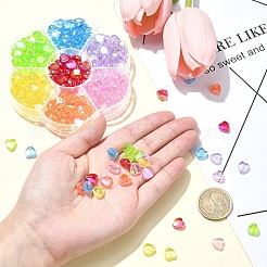 7 Colors Transparent Acrylic Beads&nbsp;OACR-YW0001-95