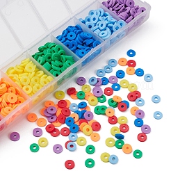 700Pcs 7 Colors Handmade Polymer Clay Beads&nbsp;CLAY-YW0001-39