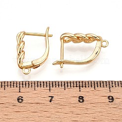 Brass Hoop Earring Finding&nbsp;KK-N261-41G