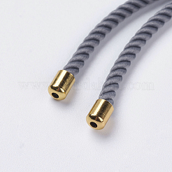 Nylon Twisted Cord Bracelet Making&nbsp;MAK-F018-07G-RS