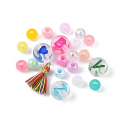 DIY Letter & Tassel Bracelet Making Kit&nbsp;DIY-FS0003-21