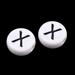 Opaque Acrylic European Beads&nbsp;AC-CBA3BDD-01X