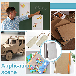 Rectangle Paper Boards&nbsp;AJEW-WH0348-734C