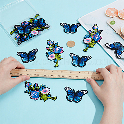 16Pcs Polyester Clothing Patches&nbsp;PATC-MA0001-38