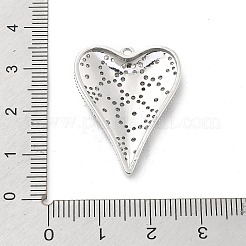 Brass Micro Pave Clear Cubic Zirconia Pendants&nbsp;KK-L228-43B-P