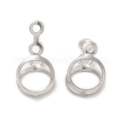 Non-Tarnish 316 Stainless Steel Pendant Cabochon Settings&nbsp;STAS-C077-02A-P