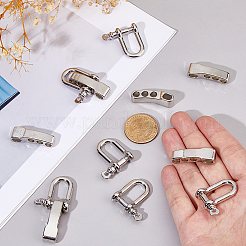6 Sets Alloy D-Ring Anchor Shackle Clasps&nbsp;FIND-DC0007-79