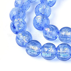 Handmade Foil Lampwork Beads Strands&nbsp;FOIL-K003-06A-14